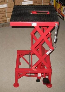 DIRT RACING MOTO LIFT HDY 135KGS, SUPPORTO FORBICE IDRAULICO ROSSO, MAX LIFT WE - Foto 1 di 4