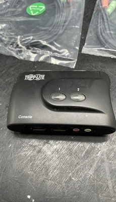 Tripp Lite B004-VUA2-K-R USB KVM Switch Console Hub Unit with Cables - Image 1 of 4
