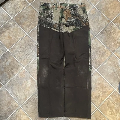 Wrangler Rugged Wear Advantage Camo Jeans USA Mens 35x30 Brush Guard Vintage - Image 1 of 4