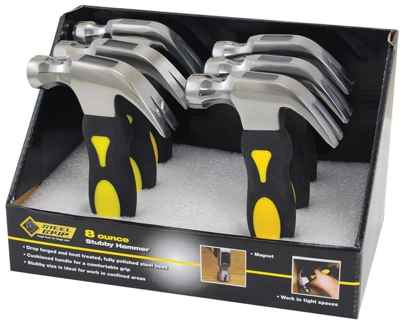 Empuñadura de acero 2265817 martillo rechoncho de perforación de acero forjado (paquete de 6) Foto 1 de 1