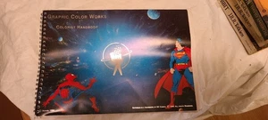 1994 Graphic Color Works Colorist Handbook Rare Superman Spider-Man Cover - Bild 1 von 5