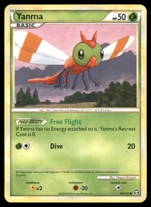 Yanma 84/102 Triumphant Regular Non Holo 2010 Pokemon Karte Light Played LP - Bild 1 von 2
