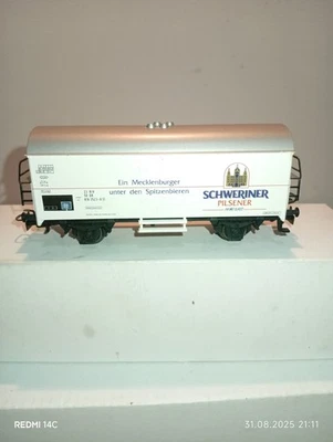 Modelleisenbahn Märklin H0, Bierwagen "Schweriner Pilsner"  neuw. aus Sammlung - Bild 1 von 4
