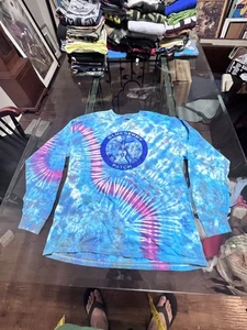 Camiseta De Colección Parche Arándano Manga Larga Tie Dye Para Hombres L Gulfport St Pete Florida - Imagen 1 de 10