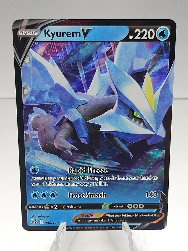 Pokémon TCG Kyurem V Sword & Shield - Lost Origin 048/196 Holo Ultra Rare - Image 1 of 1