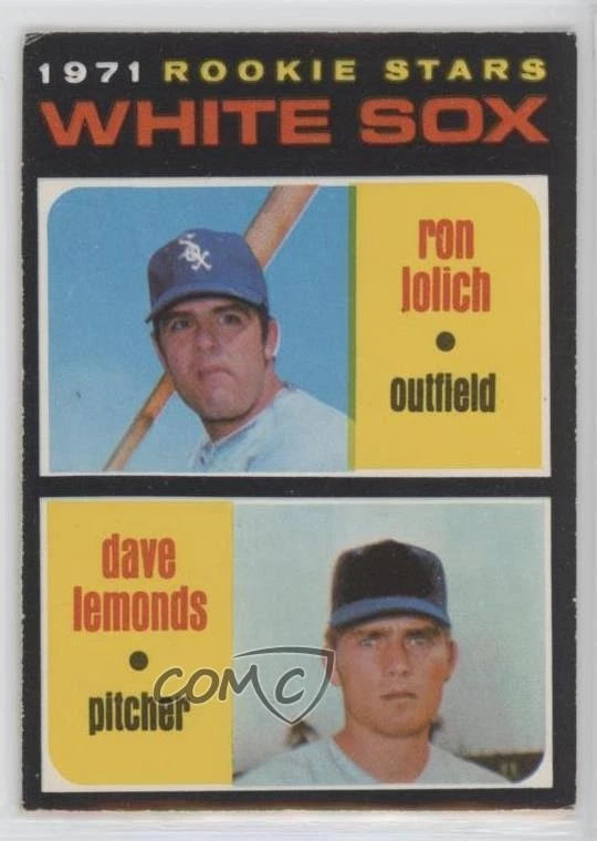 1971 O-Pee-Chee 1971 Rookie Stars Ron Lolich Dave Lemonds #458 Rookie RC - Image 1 of 2
