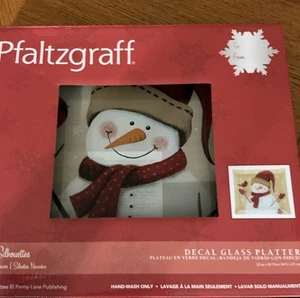 Pfaltgraff Schneemann Glasplatte - Bild 1 von 5