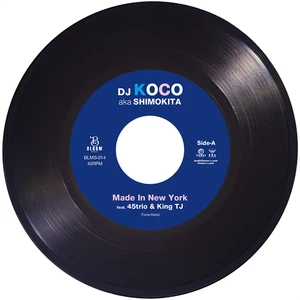 DJ KOCO - Made In New York (7") Vinyl feat. 45trio & King TJ - Imagen 1 de 1