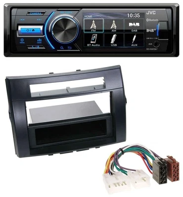 JVC Bluetooth MP3 USB DAB Autoradio für Toyota Corolla Verso 04-09 schwarz - Bild 1 von 4