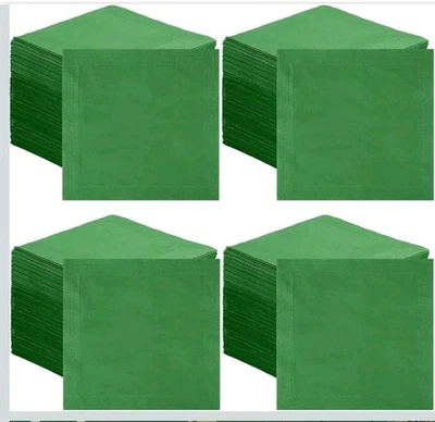 Janlaugh 600 Pcs Sage Green Cocktail Napkins for Wedding,2-Ply Beverage Napkins - Image 1 of 4