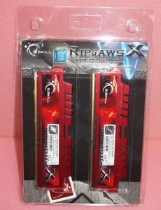 G. SKILL RIPJAWS X 16 GB (4 GBX4) DDR3 1600 MHz PC3-12800 1,5 V F3-12800CL9Q-16 GBXL - Foto 1 di 2