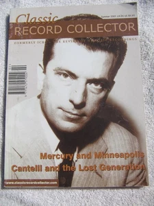 CLASSIC RECORD COLLECTOR Magazine CRC Historic Recordings 2001 25 Guido Cantelli - Picture 1 of 2