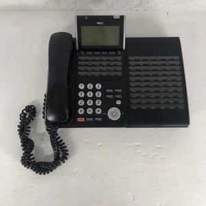 NEC TELEPHONE: ITL-24D-1 (BK) TEL + DCL-60-1 (BK) CONSOLE - Picture 1 of 7