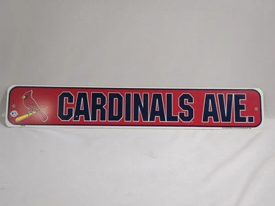 Rico Industries Inc St. Louis Cardinals Ave. MLB Street Sign 4" X 24" 2006 - Image 1 of 4