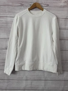 On Cloud Sweatshirt GR. SAMLL WEISS Rundhals Freizeit BIO BAUMWOLLE - Bild 1 von 14