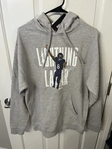 Lamar Jackson Baltimore Ravens Size Medium NFLPA Football Hoodie NEW - Picture 1 of 6