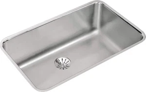 Elkay ELUH281610PD 30-1/2" Classic Single Bowl Undermount Stainless Steel Sink - Picture 1 of 9