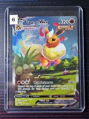 Flareon VMAX Swsh180 Swsh: Sword & Shield Promo Cards Holo Lot:#6 - Image 1 of 4