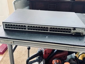 HP V1910-48G JE009A SFP+ 48-Port Managed Ethernet Gigt Switch x4 Local Pickup - Picture 1 of 9