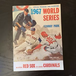 World Series Programm 1967. Red Sox vs Cardinals. Scored VG Fenway Park - Bild 1 von 8