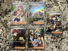 Pokémon Full Art Trainers -5 Cards - Poppy, Penny, Miriam, SIR Jacq, Team Star