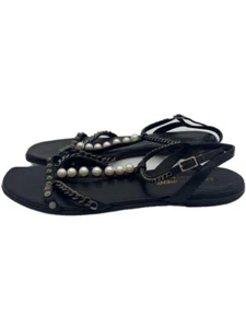 SAINT LAURENT taglia 36,5 ballerine da donna in pelle colore nero - Foto 1 di 7
