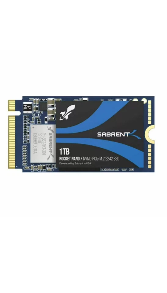 Sabrent Rocket Nano,Internal,1.3 inch (SB13421TB) Solid State Drive - Image 1 of 1