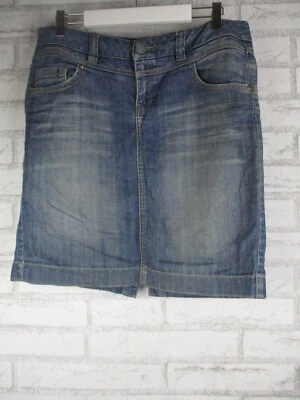 Женская джинсовая юбка-карандаш Esprit 10 синяя  - Изображение 1 из 4