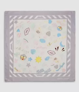 HENRI BENDEL HB ICONS SILK SCARF - Picture 1 of 12