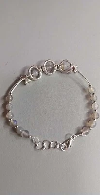 armband mit mondsteine, echte Steine. - Bild 1 von 2