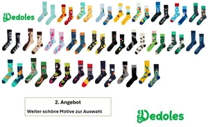 1 Paar lustige Motiv Socken Dedoles  neue Motive 2.Angebot  mismatched witzig - Bild 1 von 68