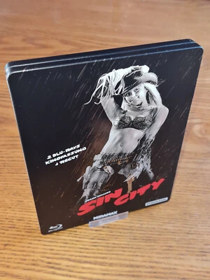 SIN CITY Blu-ray steelbook rare OOP German import region b('Recut' & Theatrical) - Image 1 of 4