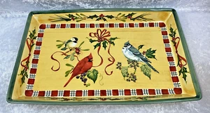 Lenox Wintergrüße Alltagstablett ~~ Neu mit Etikett - Bild 1 von 6