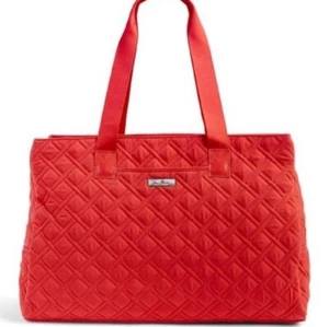 Vera Bradley Triple Compartment Travel Bag, Canyon Sunset Red - Picture 1 of 12