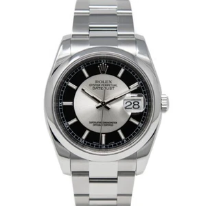 Rolex Datejust 36, 116200, Steel, Black / Silver "Bullseye" Dial, Oyster Brac... - Picture 1 of 9