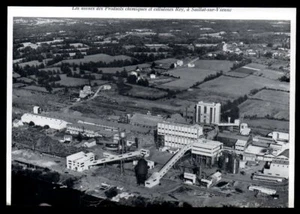 1966 -- SAILLAT SUR VIENNE USINES REY VUE AERIENNE 3D290 - Picture 1 of 1