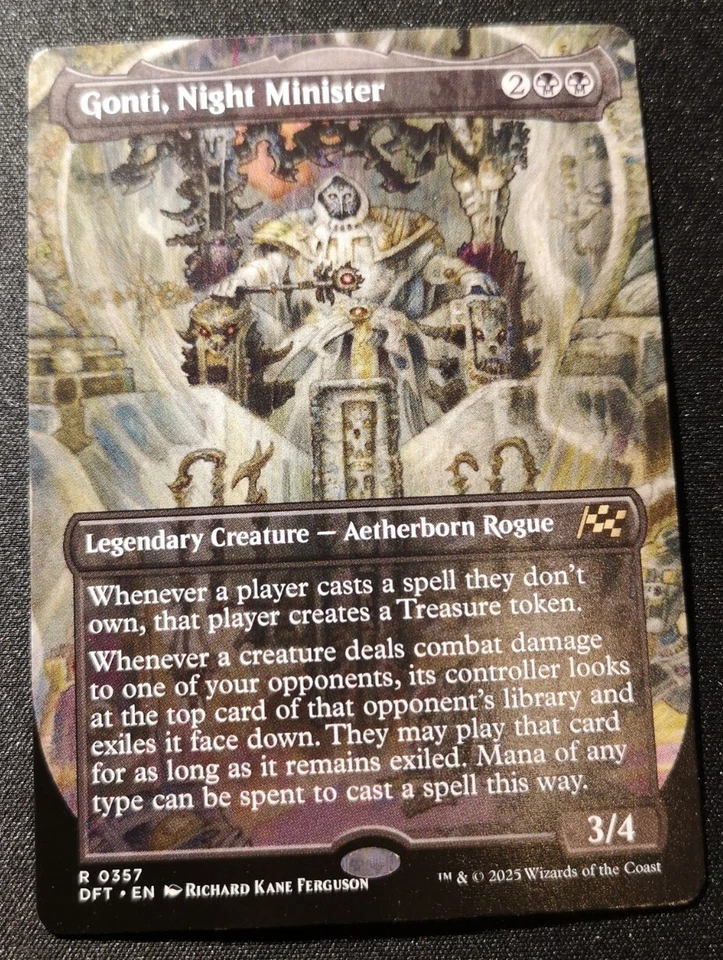 Gonti, Night Minister - Borderless - DFT - MTG - NM - EN - 0357 - Image 1 of 1