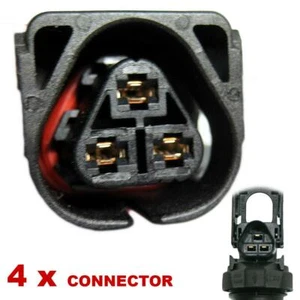 Zündspule Ersatz Stecker - BOSCH BMW 3-pole (4 x FEMALE) auto kfz motor tuning - Picture 1 of 3