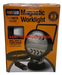 New Magnetic Work light 5075 12/24V 30W LED Dual Spot & Flood Beam Vans, Trucks✅ - Picture 1 of 6