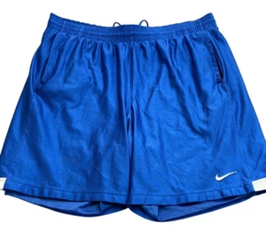 Pantalones cortos deportivos Nike Activewear para hombre talla XL azules cintura elástica 100 % poliéster - Imagen 1 de 14