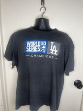 LA Dodgers 2020 world series champion T shirt official MLB Sz XL