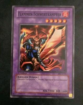 Yugioh Flammen-Schwertkämpfer SRL-G111 Common Spell Ruler 1.AUFLAGE NEAR MINT - Bild 1 von 2