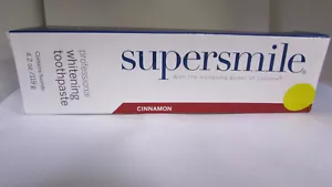 Pasta de dientes blanqueadora de dientes profesional Supersmile canela 4,2 oz. 03/21 - Imagen 1 de 3