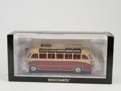 MINICHAMPS Setra S8 1953 Red/Beige 439 030080 - Image 1 of 4