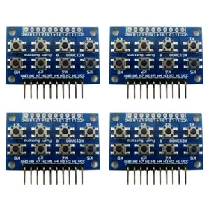 8 button Low level Push Buttons module 8 Keyboard MCU IO for Arduino STM32 - Picture 1 of 12