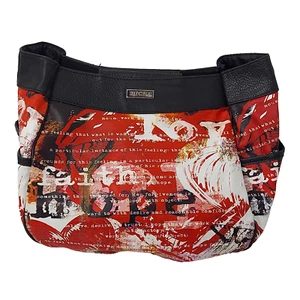 Miche Demi Bag Red Hope Shell Cover ONLY Side Pockets Graffiti Faith Black White - Picture 1 of 12