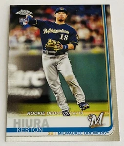 Topps Chrome Update Edition #62 2019 Keston Hiura debut de novato radiocontrol - Imagen 1 de 2