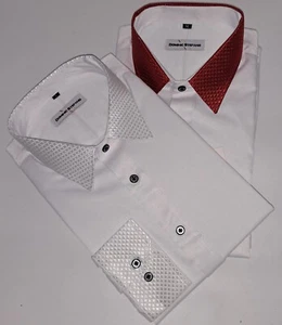 *LIMITED TIME DEAL* MENS  FORMAL WEAR LS SHIRTS STRETCH  FABRIC SIZE S-4XL NEW - Picture 1 of 5