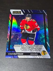 2023-24 O-Pee-Chee Platinum Cole Guttman COSMIC #/65 Chicago Blackhawks RC - Picture 1 of 1