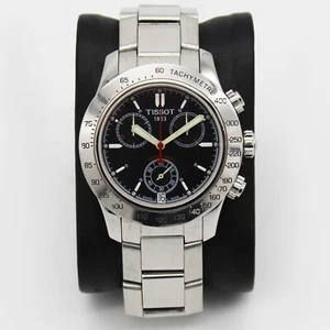 Men's Tissot V8 Chronograph Limited Edition Black Dial Pre-owned S752/852 - Picture 1 of 6